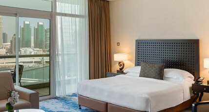 Beach Rotana Room Type - Sea View Family Room with Balcony and Sofabed Beach Rotana Room Type - Sea View Family Room with Balcony and Sofabed