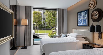Four Points by Sheraton Phuket Patong Beach Resort Room Type - Guest room, 2 Double, Ground floor, Pool access, Terrace Four Points by Sheraton Phuket Patong Beach Resort Room Type - Guest room, 2 Double, Ground floor, Pool access, Terrace