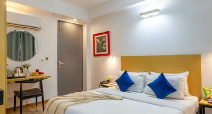 BK STUDIO Rooms near Huda City Center Room Type - Deluxe Room (Sanitized) BK STUDIO Rooms near Huda City Center Room Type - Deluxe Room (Sanitized)
