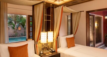 Taj Sawai, Ranthambore Room Type - Luxury room Twin Bed with Plunge Pool Taj Sawai, Ranthambore Room Type - Luxury room Twin Bed with Plunge Pool