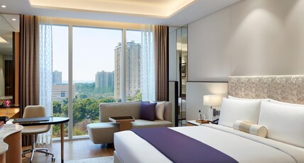 The Leela Bhartiya City Bengaluru Room Type - Deluxe Room