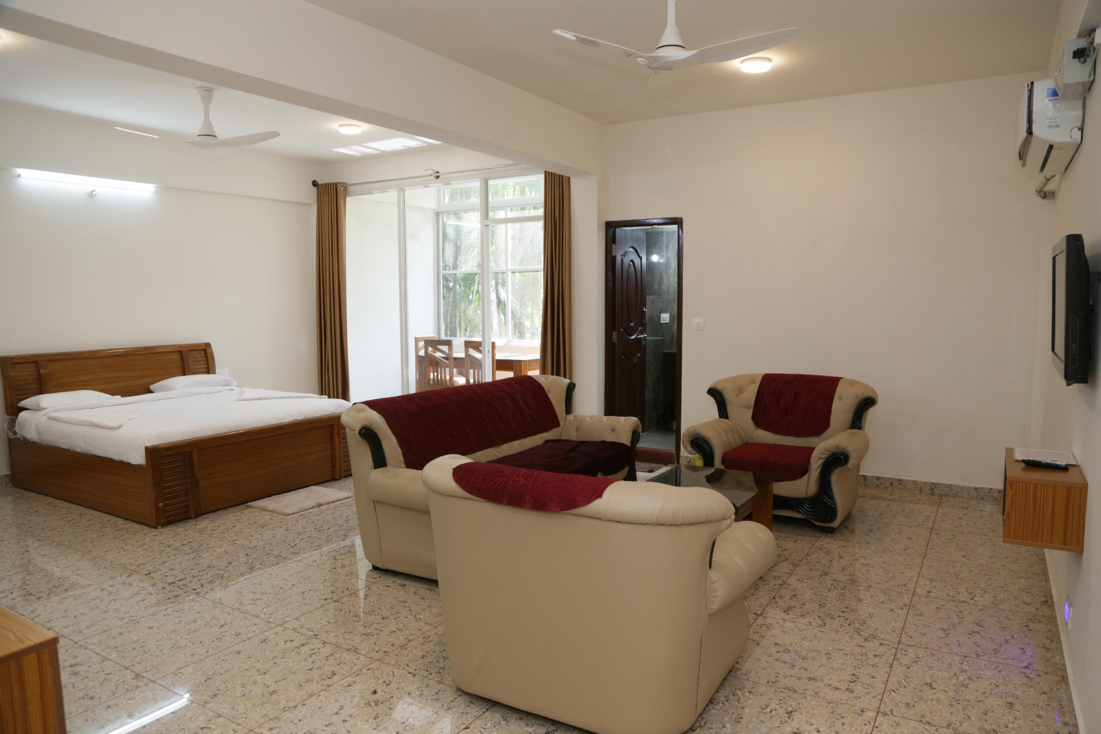 HOSAMANE FARM INN Room Type - Premium AC room with (Sitout) (Dining) (Garden View)