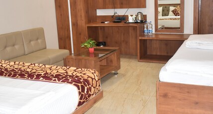 HOTEL AMARKANTAK INN Room Type - AC Family Suite Room 3 bedded