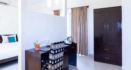 Sanctum Suites Domlur Bangalore Room Type - King Room with Balcony
