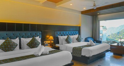 Hotel Ambica Palace Room Type - Premium Family Room 4 Bedded 2 Washroom (Valley View) Hotel Ambica Palace Room Type - Premium Family Room 4 Bedded 2 Washroom (Valley View)