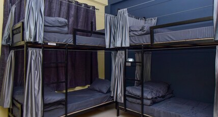 PerkUp Hostel | Private Rooms & Dorms Room Type - Bed in 6 Bed Dorm with Balcony and View