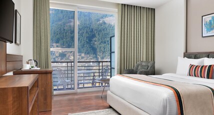 juSTa Grand View Resort & Spa, Manali (Centrally Heated Resort) Room Type - Premium Room With Private Balcony juSTa Grand View Resort & Spa, Manali (Centrally Heated Resort) Room Type - Premium Room With Private Balcony