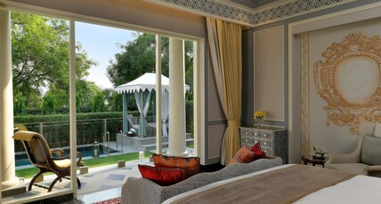 Raffles Udaipur Room Type - Raffles Oasis Suite with Pool, Cabana and Balcony
