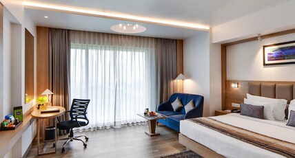 Rakabi The Fern Igatpuri, Series By Marriott Room Type - Fern Classic Premium Room, 1 King Bed With Couple Bathtub Rakabi The Fern Igatpuri, Series By Marriott Room Type - Fern Classic Premium Room, 1 King Bed With Couple Bathtub