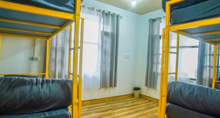 Young Monk Hostel & Cafe Dharamkot Room Type - 4 Bed Mixed Dorm (Age from 18-40 Years Only - No Family)