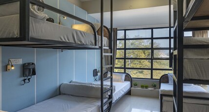 Zostel Bundi Room Type - 1 Bunk Bed | Superior 6 Bed Mixed Dorm | Shared en-suite washroom