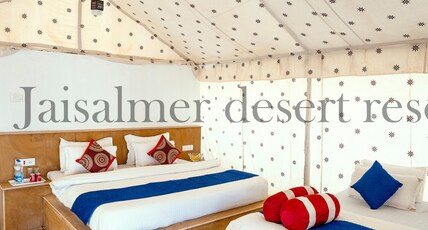 Jaisalmer Desert Resort, Jaisalmer Room Type - Deluxe Swiss Tent