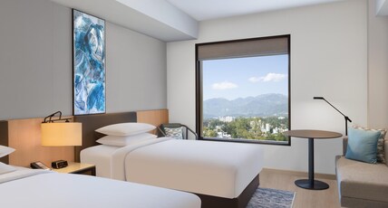 Fairfield by Marriott Dehradun Room Type - Deluxe Twin Room with Valley View Fairfield by Marriott Dehradun Room Type - Deluxe Twin Room with Valley View
