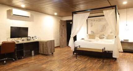 Nanau Resort & Spa (3kms from Sitabani Safari Gate) Room Type - Pebble Path Cottage with Plunge Pool Nanau Resort & Spa (3kms from Sitabani Safari Gate) Room Type - Pebble Path Cottage with Plunge Pool