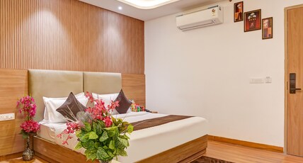 Hotel Olive Aero Suites By Rs Group (Delhi Airport) Room Type - Deluxe Double Room With Complimentary Snacks Hotel Olive Aero Suites By Rs Group (Delhi Airport) Room Type - Deluxe Double Room With Complimentary Snacks