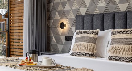 juSTa Luxe Rasa Retreat & Spa (Closest Luxury Resort to Neelkanth Temple) Room Type - Deluxe Room With Balcony