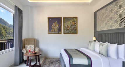 juSTa Luxe Rasa Retreat & Spa (Closest Luxury Resort to Neelkanth Temple) Room Type - Junior Suite with Private Balcony