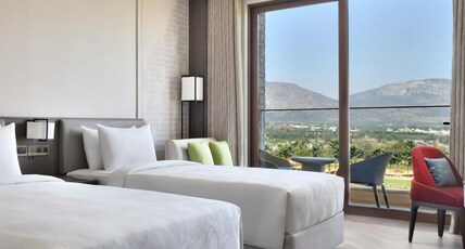JW Marriott Bengaluru Prestige Golfshire Resort and Spa Room Type - Garden Terrace, Guest room, 2 Queen, Garden view, Balcony JW Marriott Bengaluru Prestige Golfshire Resort and Spa Room Type - Garden Terrace, Guest room, 2 Queen, Garden view, Balcony