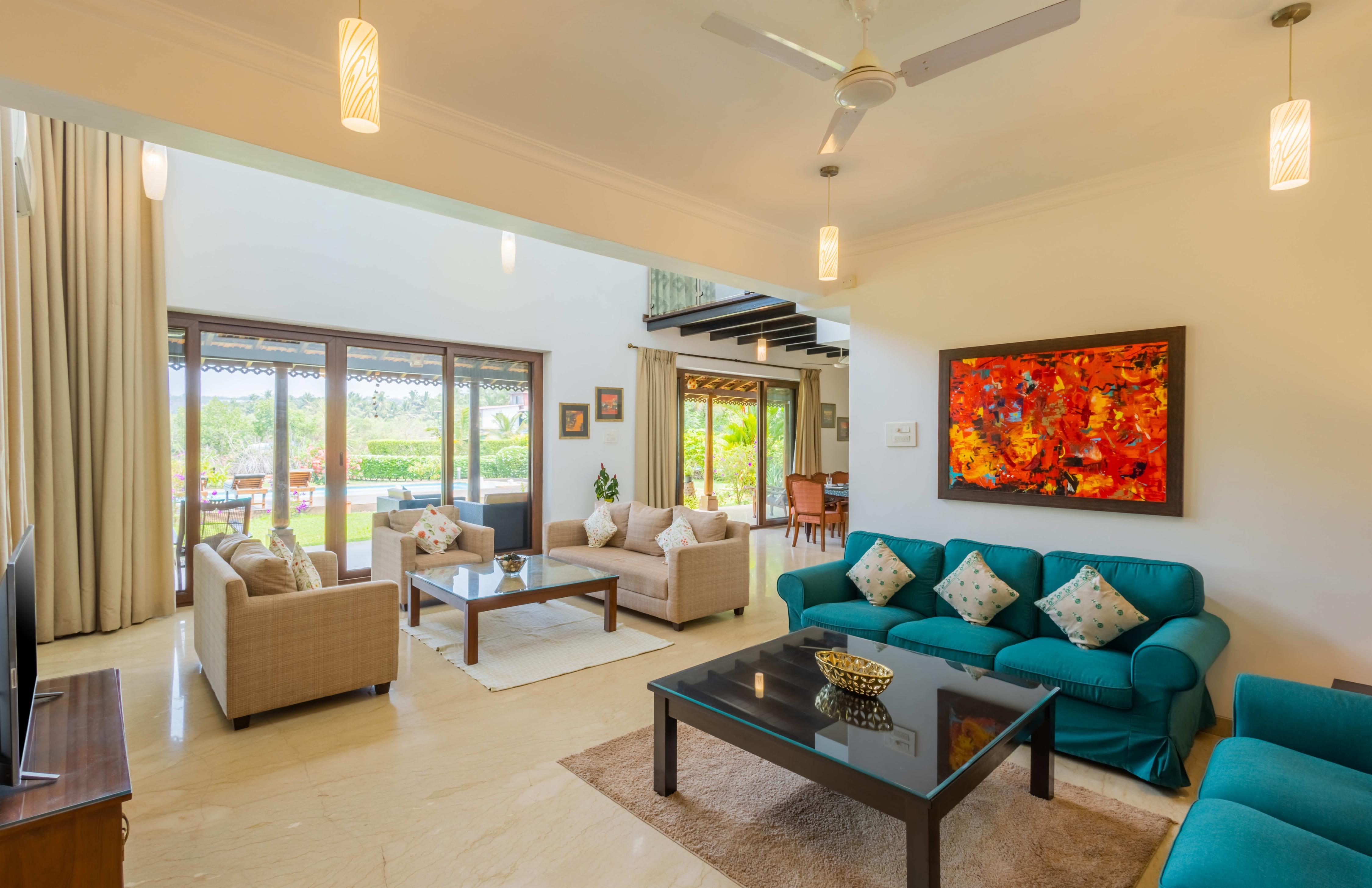 Rainforest Aquamarinne 4 BHK RiverFront Private Pool Villa - Tap to explore photos
