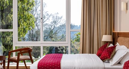 Thrill Holidays | Valley-view Rooms Room Type - AC Premium 2-Bed Family Room with Bathtub