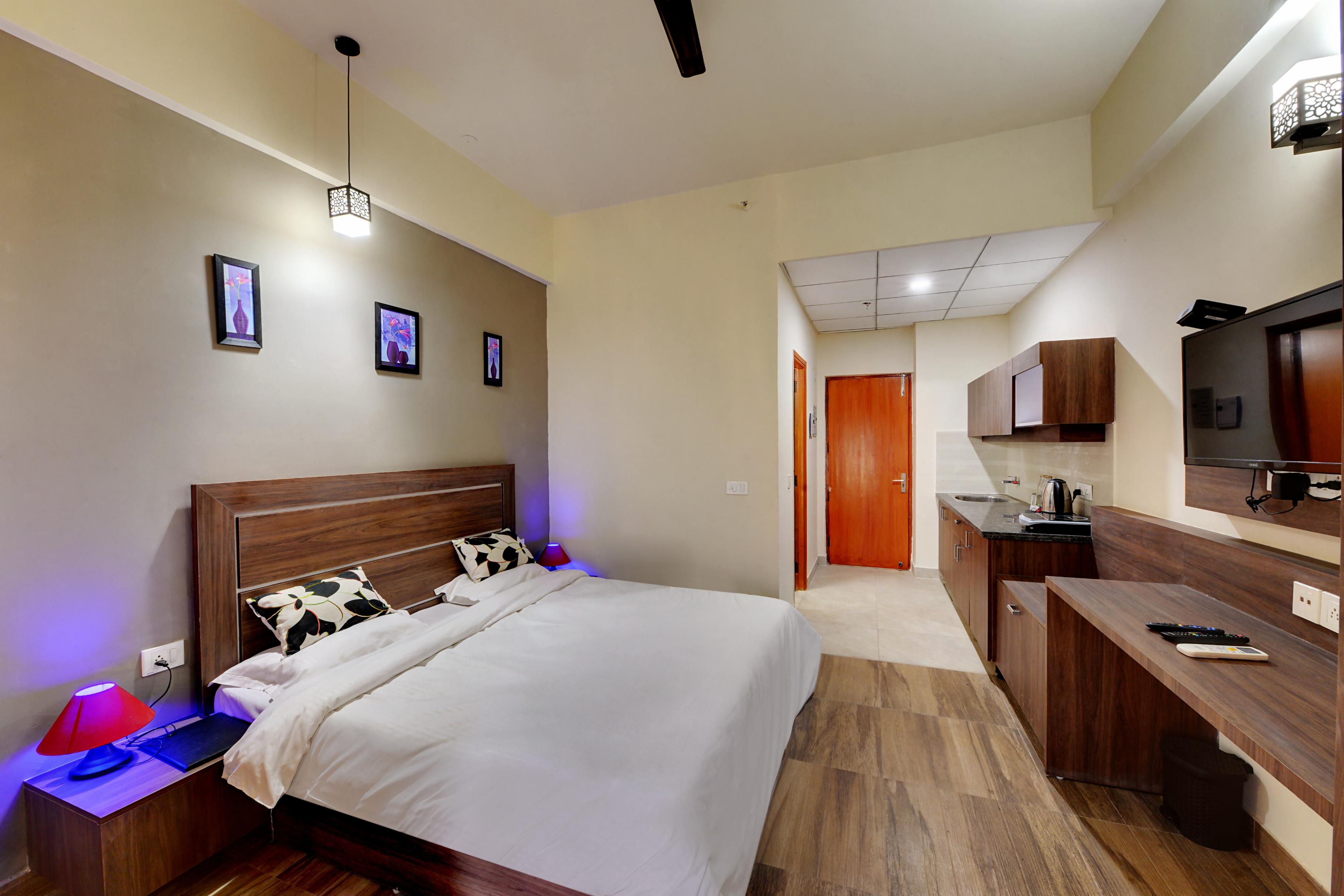 Urban Suites, Cozy Studio in Zeta, Greater Noida - Tap to explore photos