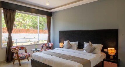 Perfectstayz Koko Maya near Morjim beach Room Type - Deluxe room with Balcony Perfectstayz Koko Maya near Morjim beach Room Type - Deluxe room with Balcony
