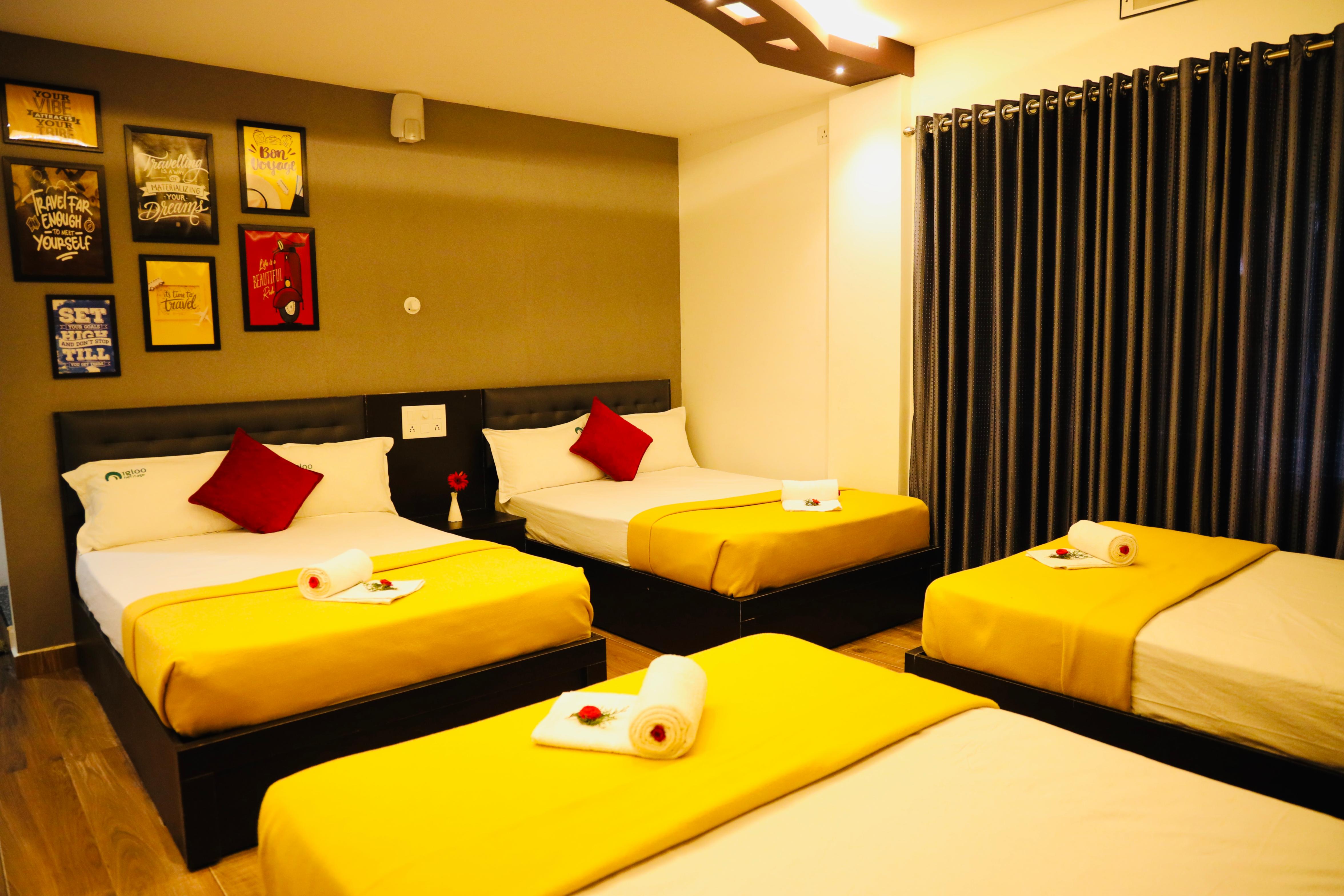 IGLOO HERITAGE RESORTS Room Type - Buddy Chamber With 4 Queen Size Bed IGLOO HERITAGE RESORTS Room Type - Buddy Chamber With 4 Queen Size Bed