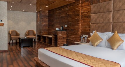 Alpine Holiday Inn Kufri, Shimla Room Type - Grand Rooms with Valley View - Centrally Heated Alpine Holiday Inn Kufri, Shimla Room Type - Grand Rooms with Valley View - Centrally Heated