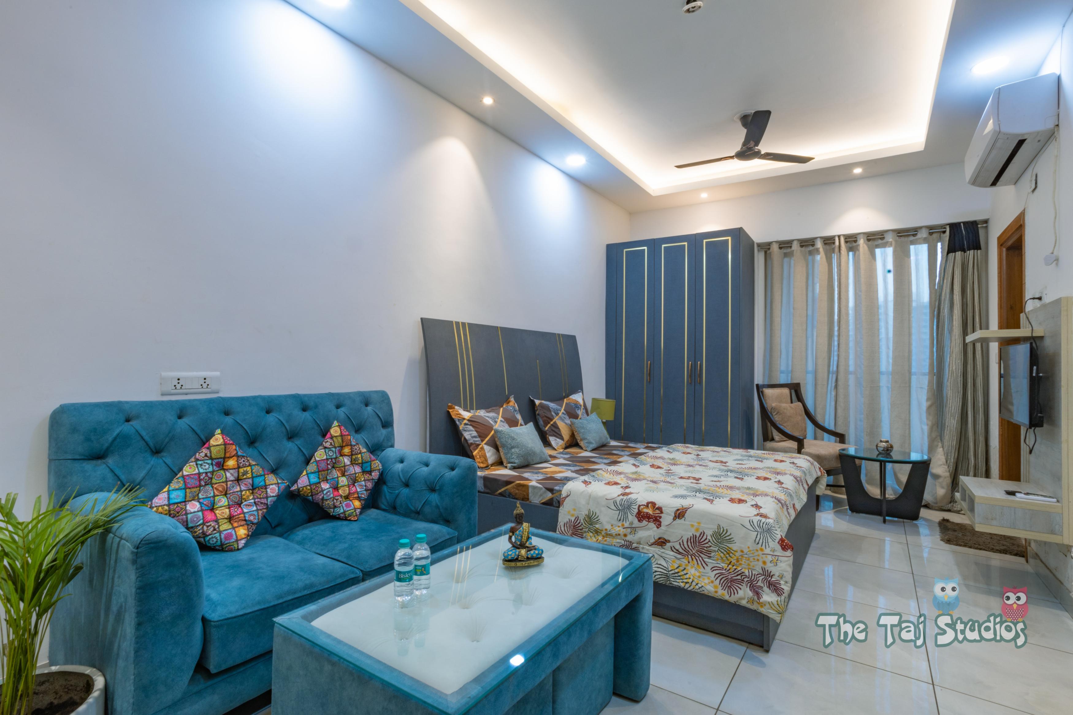 The Taj Studios-Central Noida - Independent Fully Furnished Studio Apartment - Tap to explore photos