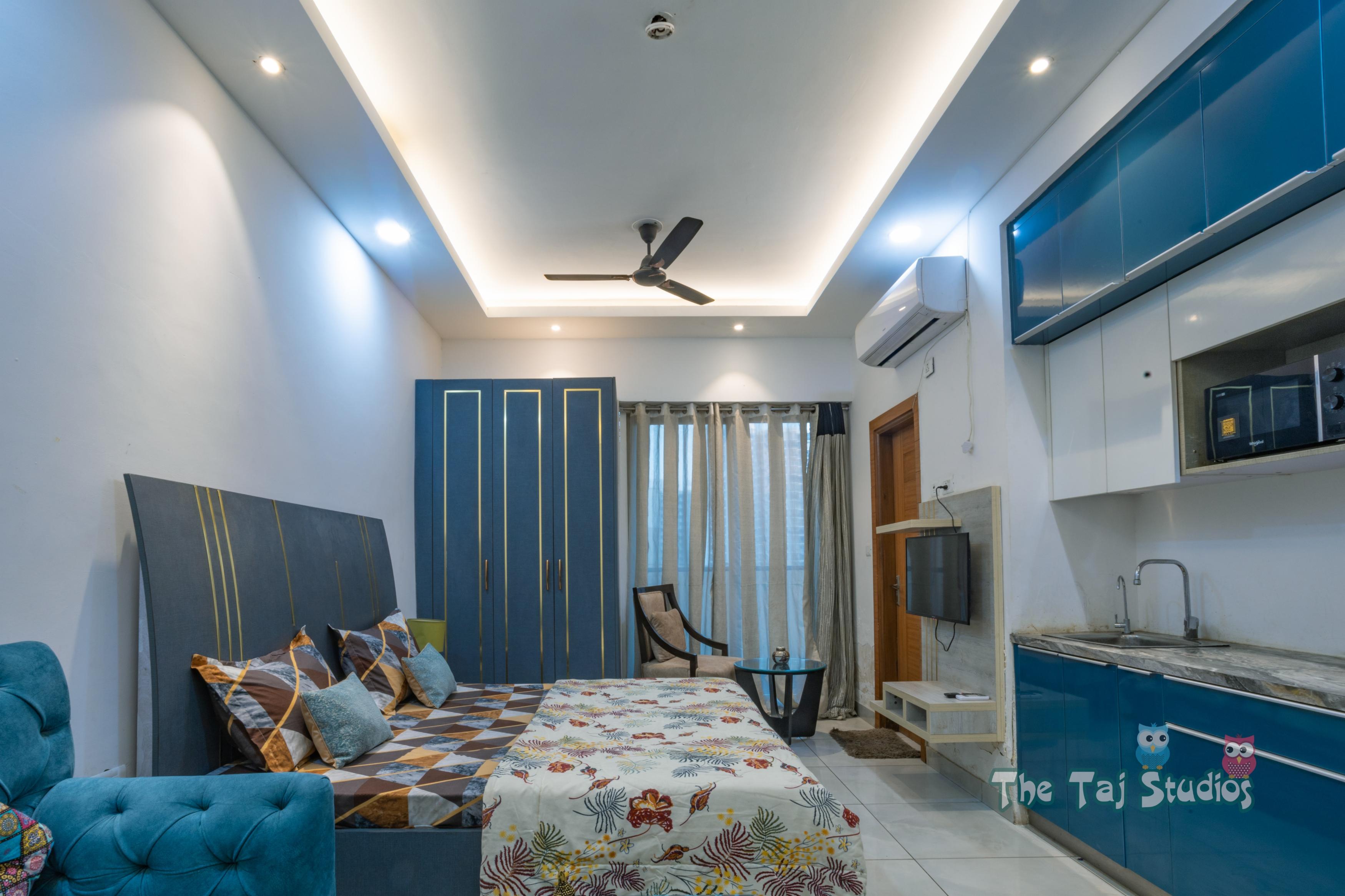 The Taj Studios-Central Noida - Independent Fully Furnished Studio Apartment - Tap to explore photos