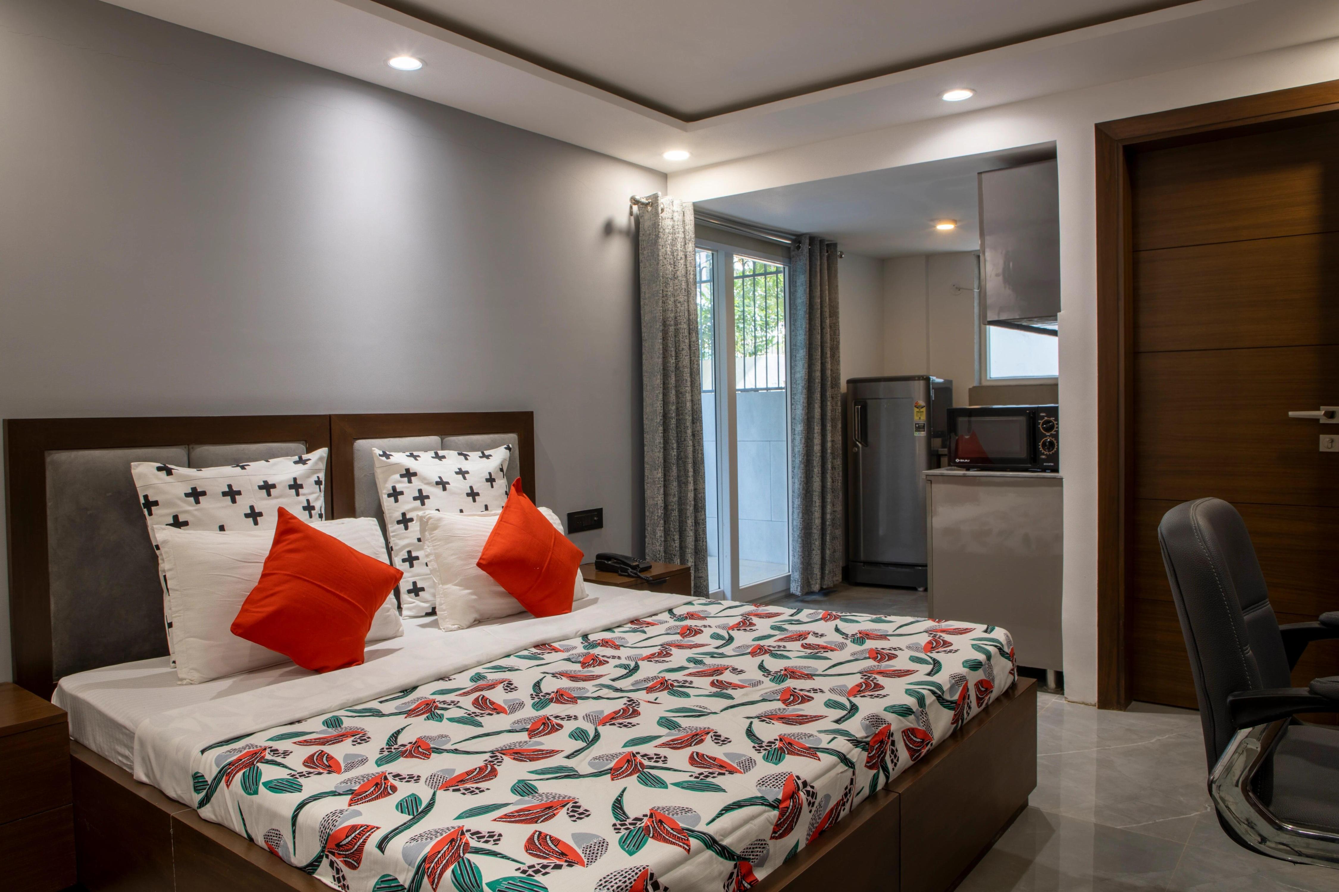 Perch Service Apartments | DLF Cyber City Room Type - Standard Studio Apartment