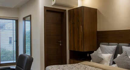 Perch Service Apartments | DLF Cyber City Room Type - Classic Studio Apartment (with balcony)
