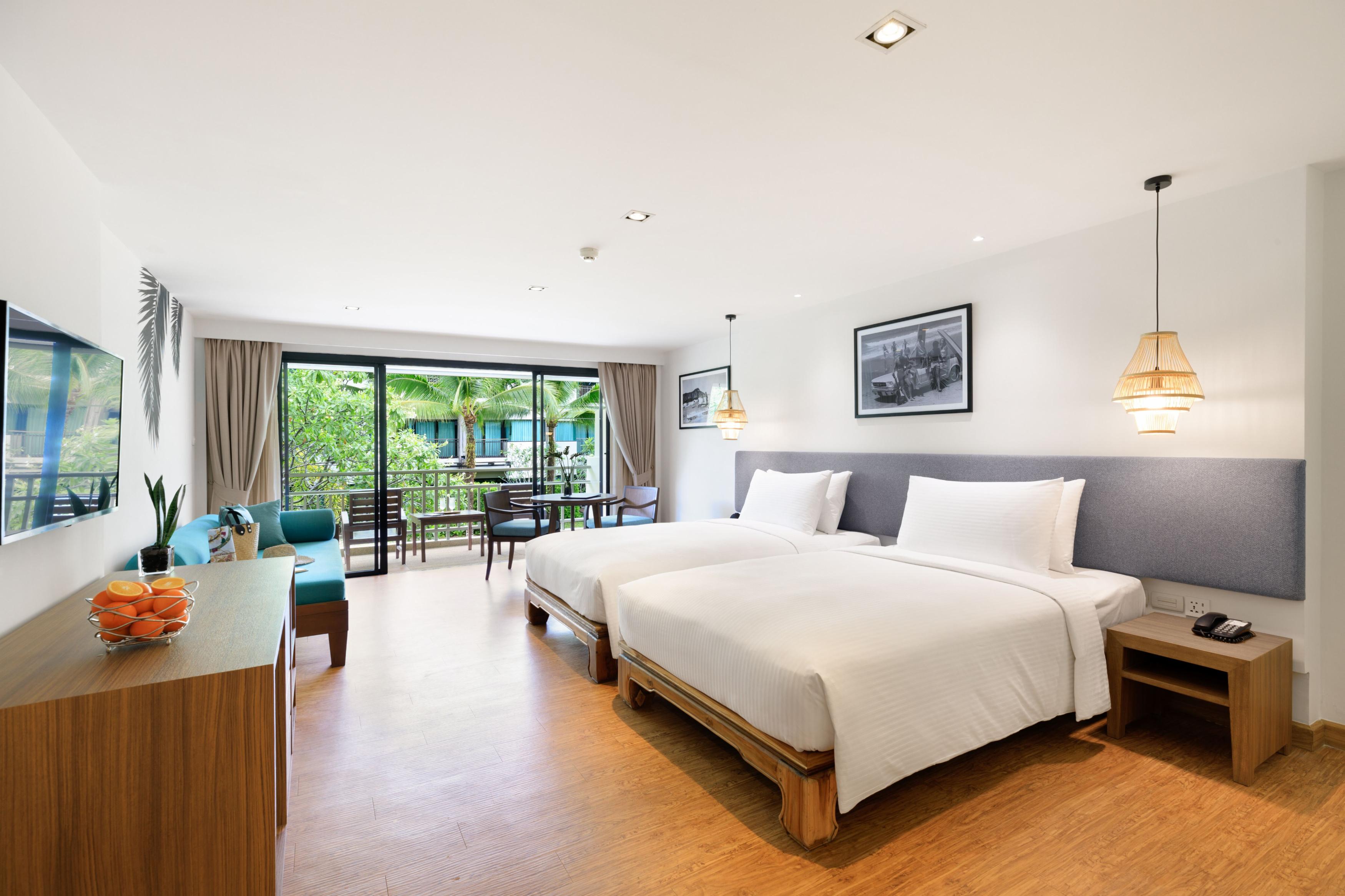 Outrigger Khao Lak Beach Resort Room Type - Deluxe Garden Balcony 2 Twins Outrigger Khao Lak Beach Resort Room Type - Deluxe Garden Balcony 2 Twins