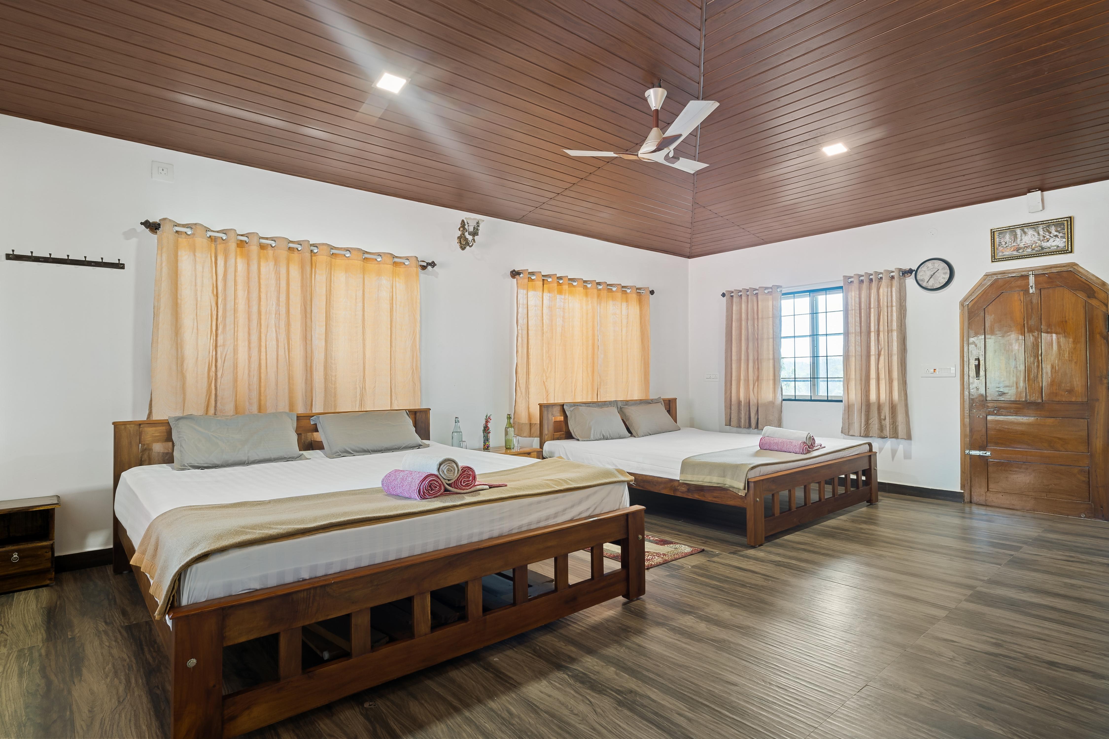 Hatti Eden Coorg Room Type - Standard Quad Room With Forest View And Private Bath 2 (4 Sharing)