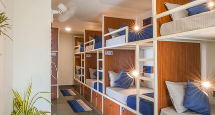 Shalom Backpackers Anjuna Goa Room Type - Bed in 10 Bed Mixed Dormitory Room