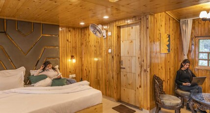 Zostel Plus Kareri Room Type - Duplex Quadruple Suite (with Attic and Balcony)