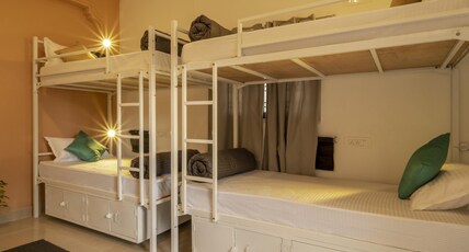 Zostel Hyderabad Room Type - 1 Bunk Bed | 8 Bed Mixed Dorm | Shared en-suite washroom