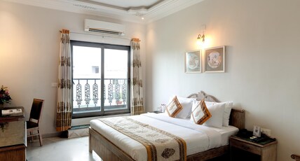 Maan Vilas A Boutique Hotel Udaipur Room Type - Deluxe Room with Common Pool Access 15 Percent Off on Food and Beverages Maan Vilas A Boutique Hotel Udaipur Room Type - Deluxe Room with Common Pool Access 15 Percent Off on Food and Beverages