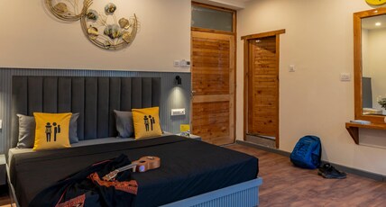 The Hosteller Kasol, Parvati Valley Room Type - Superior Double Room with Terrace and Mountain View x A Block