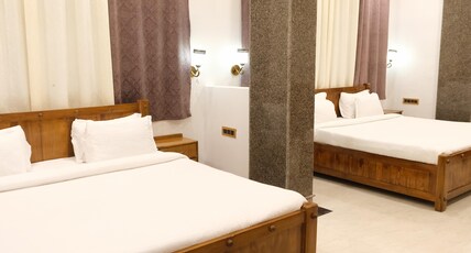 HOTEL DADAGURU FOREST INN, BAIHAR, KANHA NATIONAL PARK, MUKKI GATE. Room Type - Deluxe Family Room HOTEL DADAGURU FOREST INN, BAIHAR, KANHA NATIONAL PARK, MUKKI GATE. Room Type - Deluxe Family Room