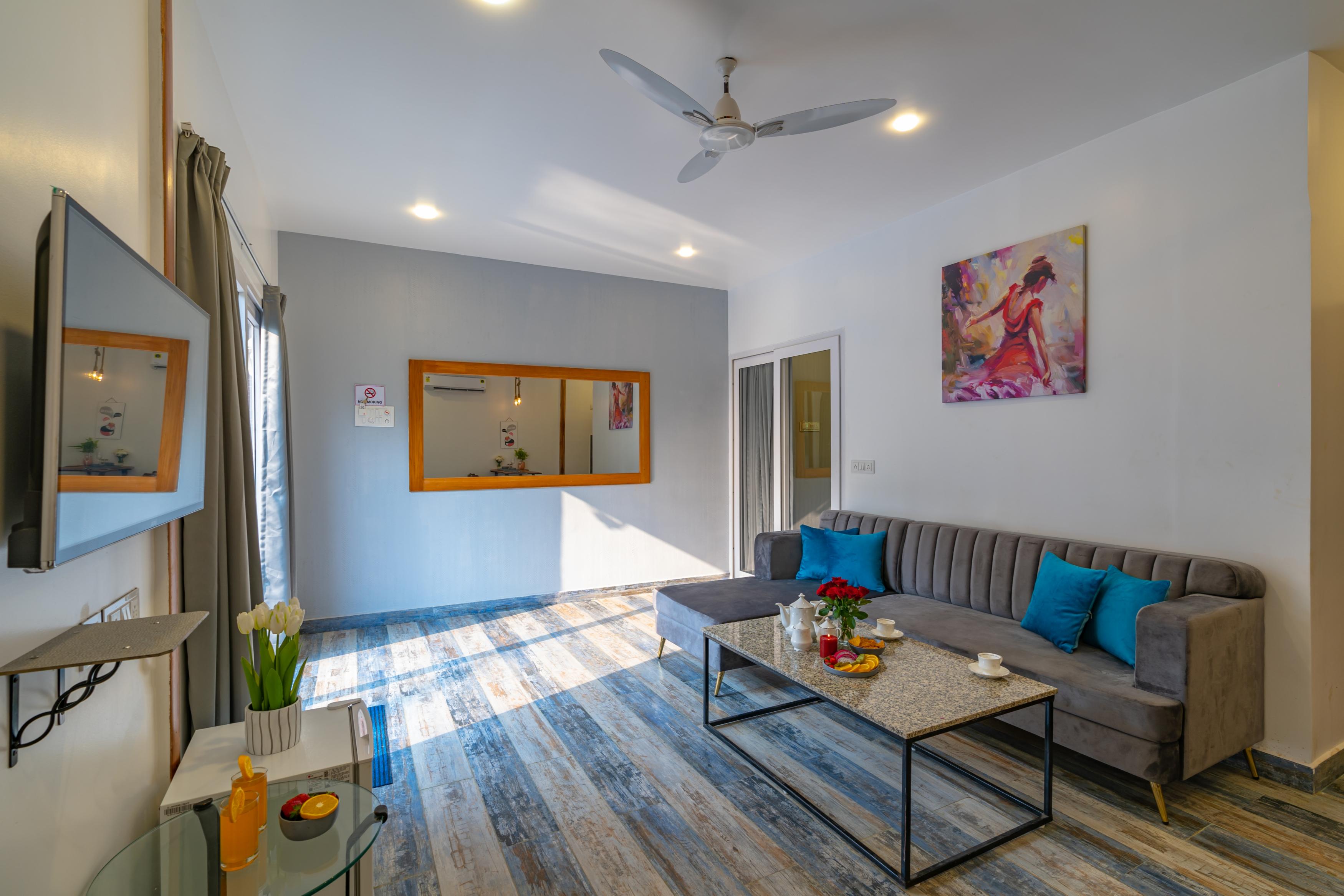 Raya Entire 3BHK Common Pool Villa  - Tap to explore photos