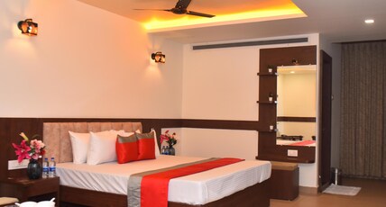 M R Residency Lodging and Boarding Room Type - Deluxe Double AC Room