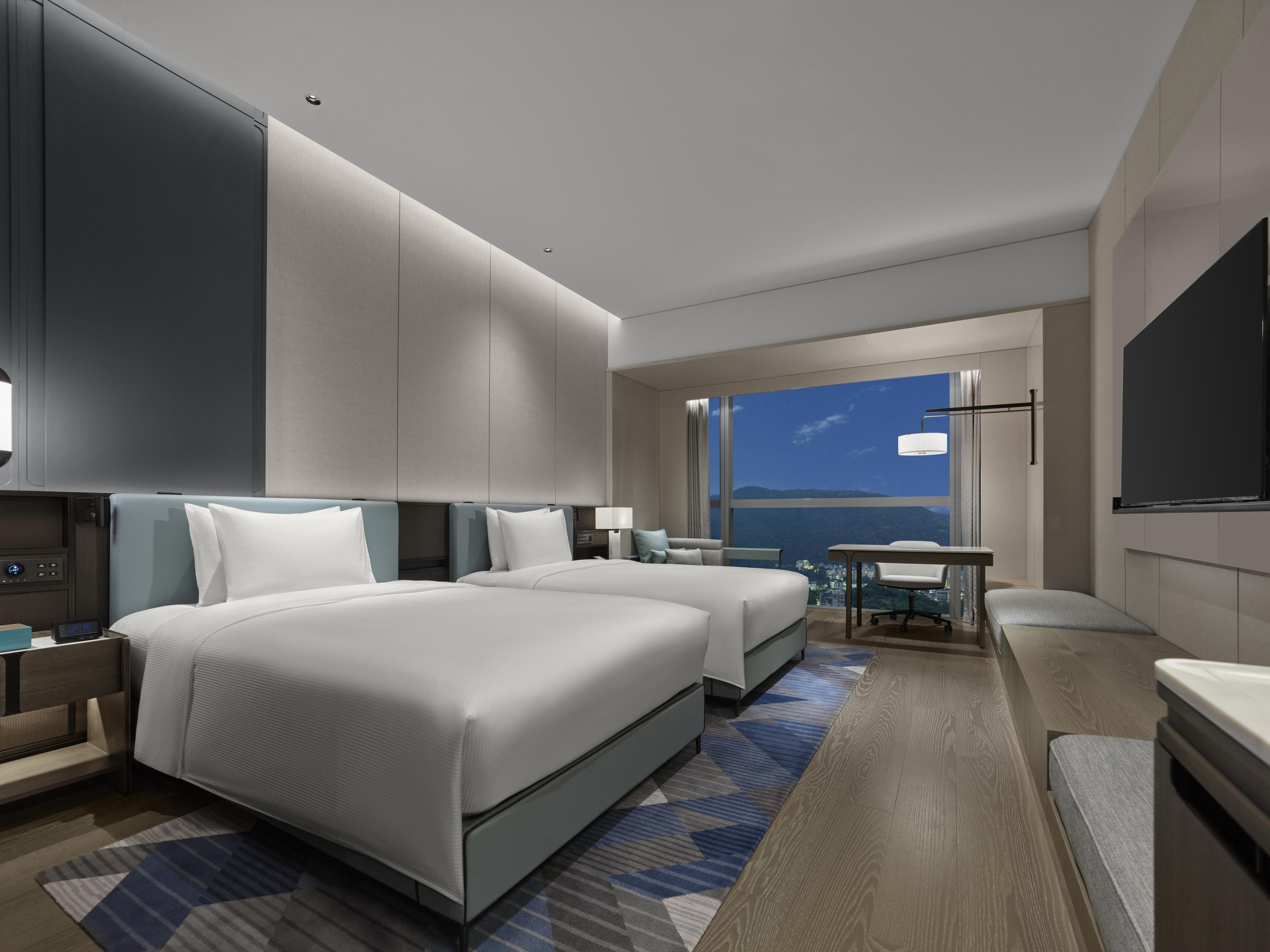 Hilton Zhuhai Room Type - TWIN PREIMIUM ROOM