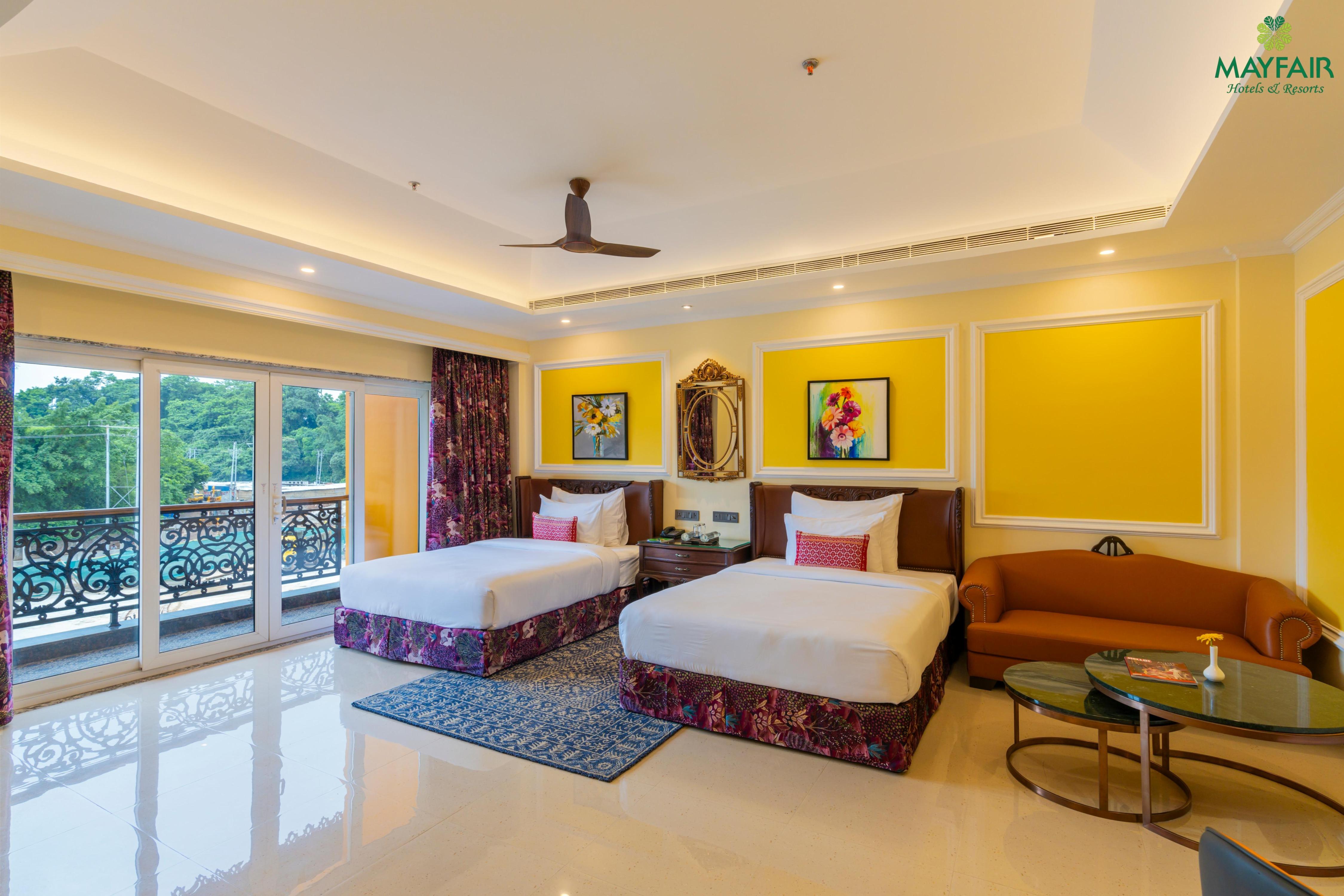 Mayfair Spring Valley Resort Guwahati Room Type - Deluxe Twin Room with Bathtub