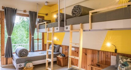 Zostel Kasol (Katagla) Room Type - 1 Bunk Bed | Deluxe 4 Bed Mixed Dorm | Shared en-suite washroom Zostel Kasol (Katagla) Room Type - 1 Bunk Bed | Deluxe 4 Bed Mixed Dorm | Shared en-suite washroom