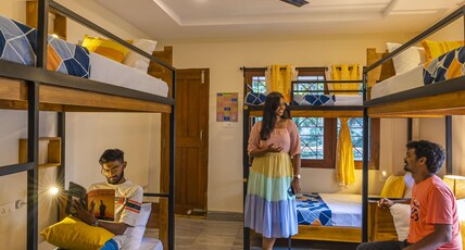 Zostel Visakhapatnam (Vizag) Room Type - 1 Bunk Bed | Superior 6 Bed Mixed Dorm (with balcony) | Shared en-suite washroom Zostel Visakhapatnam (Vizag) Room Type - 1 Bunk Bed | Superior 6 Bed Mixed Dorm (with balcony) | Shared en-suite washroom