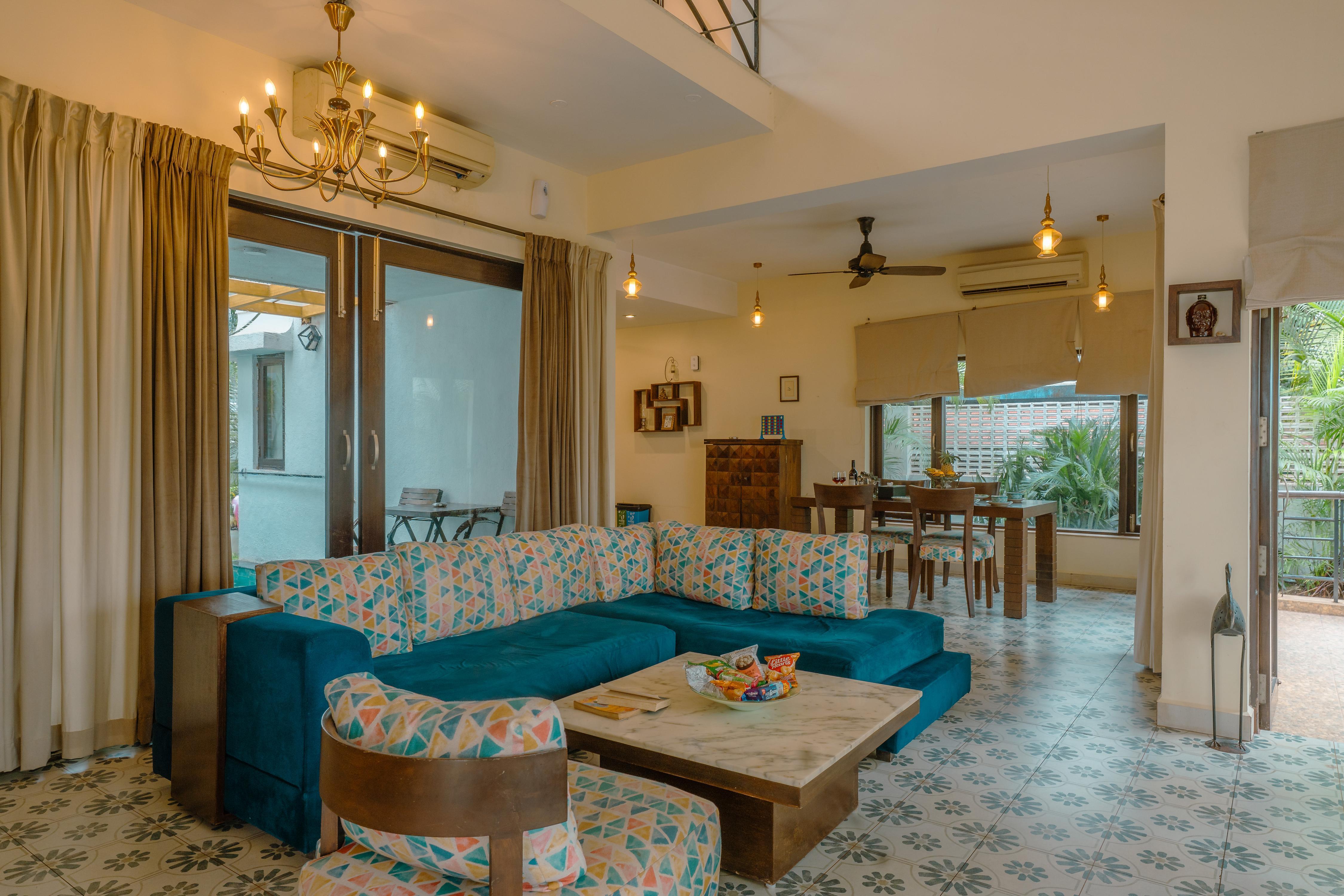 Saga De Rhodes A, 3BHK Private Pool Villa in Candolim - Tap to explore photos