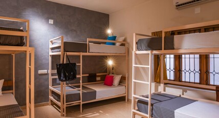 Zostel Kochi (Ernakulam) Room Type - 1 Bunk Bed | Deluxe 6 Bed Female Dorm | Shared en-suite washroom Zostel Kochi (Ernakulam) Room Type - 1 Bunk Bed | Deluxe 6 Bed Female Dorm | Shared en-suite washroom