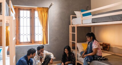 Zostel Kochi (Ernakulam) Room Type - 1 Bunk Bed | Deluxe 6 Bed Mixed Dorm | Shared en-suite washroom Zostel Kochi (Ernakulam) Room Type - 1 Bunk Bed | Deluxe 6 Bed Mixed Dorm | Shared en-suite washroom