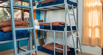 Bunker Bir Room Type - 6 bed mixed dorm with attached washroom and balcony